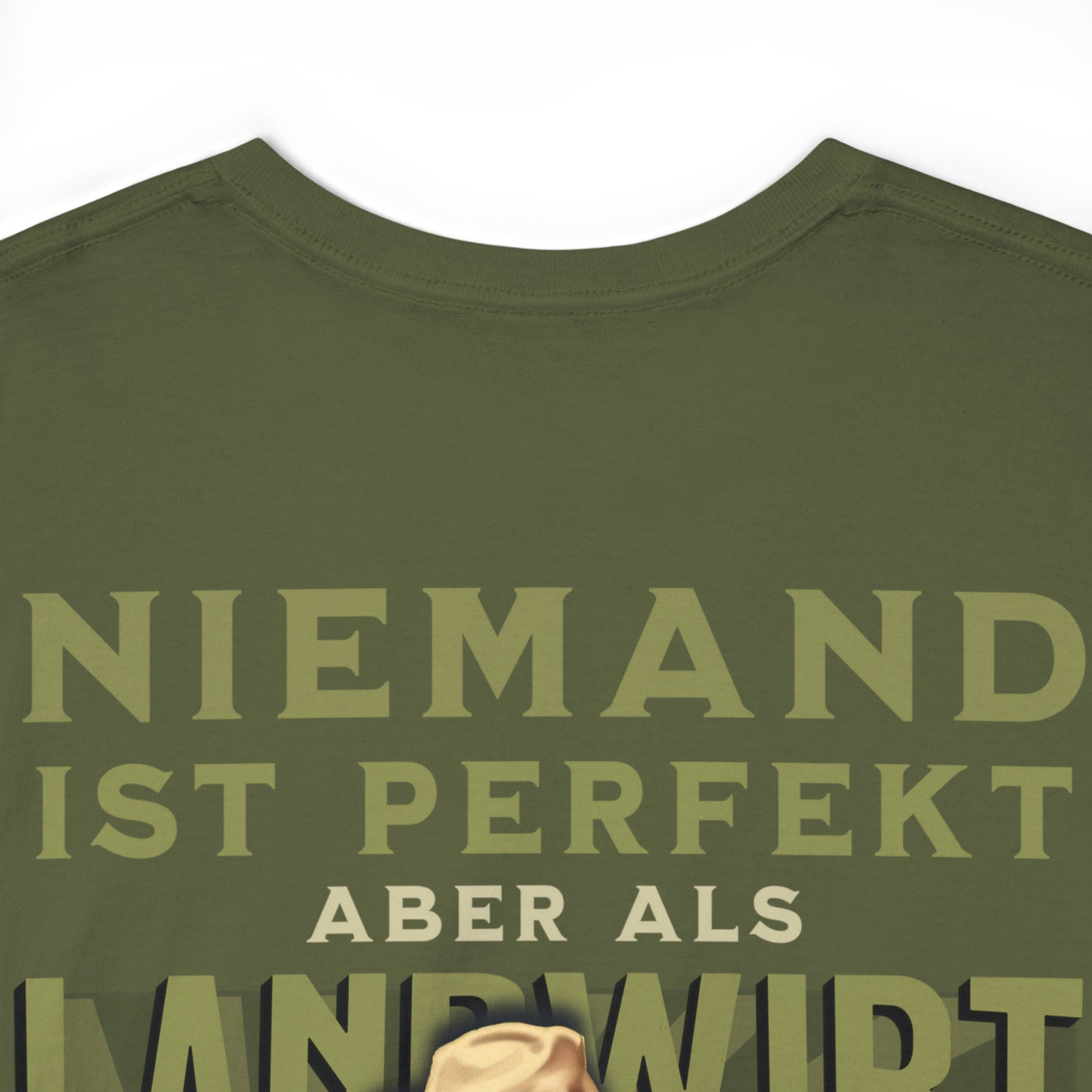 Landehre T-Shirt mit Brust Logo und Rückenmotiv