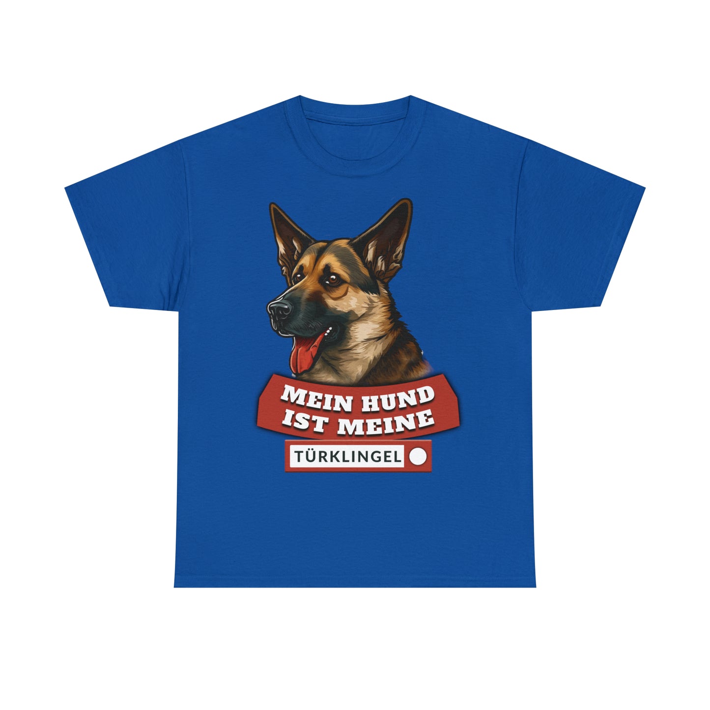 Fun-Shirt - Mein Hund ist meine Türklingel - Unisex Heavy Cotton Tee