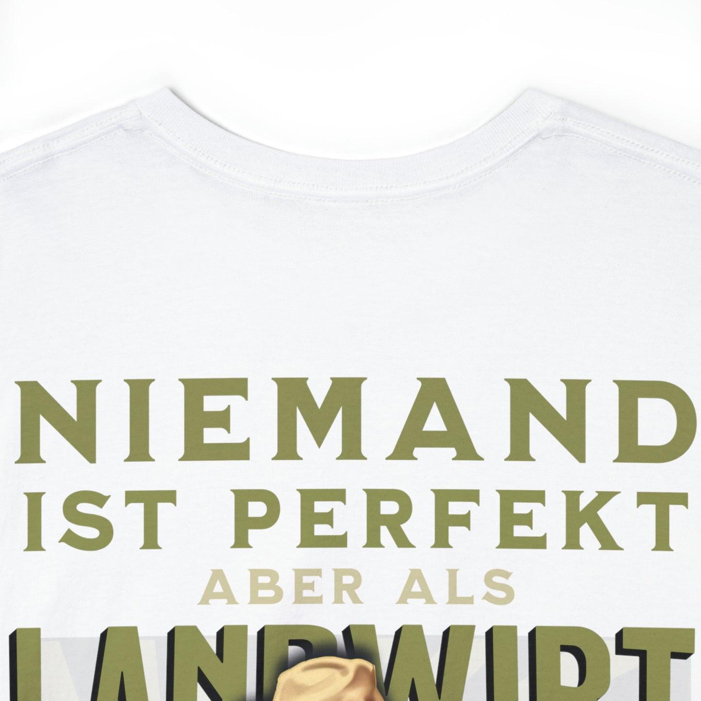 Landehre T-Shirt mit Brust Logo und Rückenmotiv